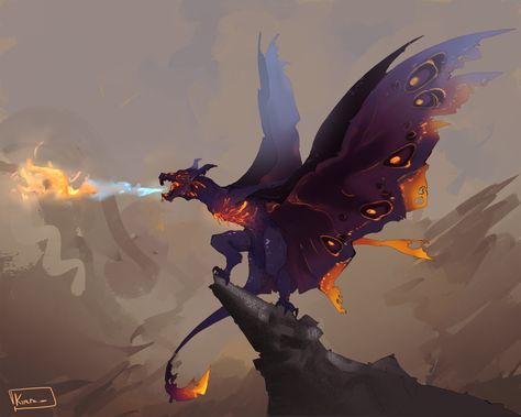 ArtStation - Butterfly Dragon Dragon Butterfly, Dragon Dnd, Bat Dragon, Mythical Characters, Dragon Poses, Creature Inspiration, Personal Illustration, Butterfly Dragon, Dragon Artwork Fantasy