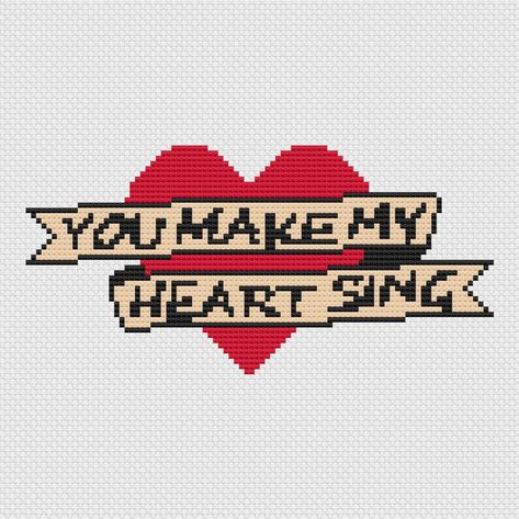 Wedding Anniversary Embroidery, Anniversary Embroidery, Heart Cross Stitch Pattern, Heart Cross Stitch, Loving Couples, Pattern Wedding, Valentines Day Love, Cross Stitch Heart, Embroidery Gifts