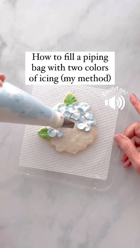 I know some of you may have seen my hydrangea cookie videos many times, but I’m bringing this one to you today by request. Sometimes people… | Instagram Mini Royal Icing Flowers, Royal Icing Hydrangea Flowers, Hydrangea Sugar Cookies, Hydrangea Cookies Decorated, White Flower Cookies, Hydrangea Cookies, Wildflower Cookies, Hydrangea Cookie, Cookie Decorating Videos