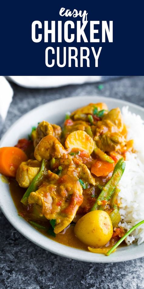 Curry Coconut Chicken, Chicken Breast Curry, Quick Chicken Curry, Creamy Coconut Curry, Creamy Chicken Curry, Parmesan Zucchini Chips, Chicken Curry Recipe Easy, Indian Chicken Curry, Coconut Chicken Curry