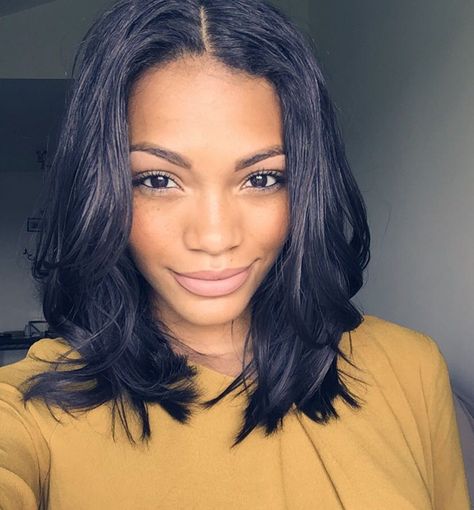 Mid Length Hairstyles For Black Women, Long Bob Hairstyles For Black Women, Medium Length Bob Black Women, Ashley Madekwe, Brazilian Hair Wigs, Cheap Human Hair, Flat Twist, Hair Straight, Relaxed Hair