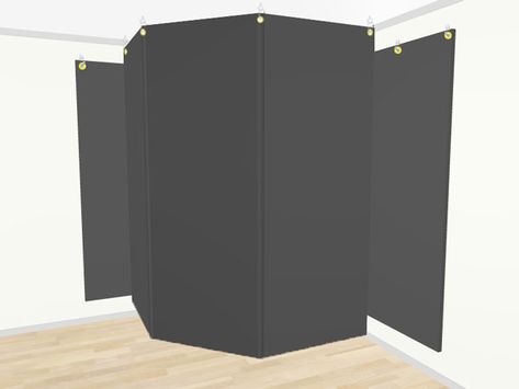 How to Build a DIY Vocal Booth for Under $85 | Black Ghost Audio Recording Booth Diy, Diy Vocal Booth How To Build, Diy Soundproof Booth, Home Vocal Booth, Diy Home Podcast Studio, Diy Sound Booth Recording Studio, Portable Sound Booth, Voice Over Studio Home Diy, Sound Booth Diy