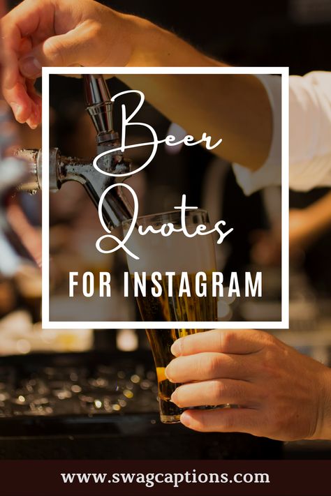 Beer Captions Instagram, Brewery Marketing, Beer Drinking Quotes, Craft Beer Quotes, Beer Instagram Story, Beer Slogans, Beer Promotion, Beer Ingredients, Holiday Beer