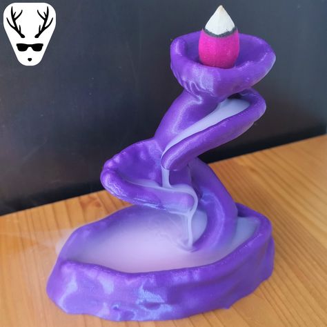 Clay Incense Burner, 3d Printing Files, 3d Printing Ideas, Insence Burner, 3d Printed Objects, Soft Design, 3d Modelle, Pottery Crafts, Diy Crafts To Do