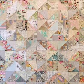 Half Square Triangle Quilts Pattern, Low Volume Quilt, Neutral Quilt, Scrappy Quilt Patterns, Half Square Triangle Quilts, Print Block, Scrap Quilt Patterns, Patchwork Quilt Patterns, Scrappy Quilt