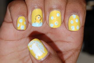 Rubber Duck Nails, Duck Nail Art, Duck Nail, Nail Polish Nail Art, Duck Nails, October Nails, Extension Designs, Nail Extensions, Valentines Nails