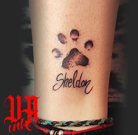 #huella #nombre #dog #perro #name #lettering #vaink Tattoo Letters, Name Lettering, Birthday Wishlist, Print Tattoos, Paw Print Tattoo, Paw Print, Image Search, Tattoos