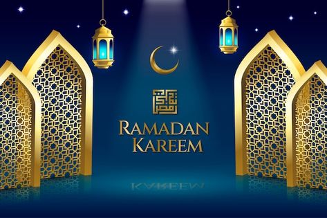 Free vector realistic ramadan background | Free Vector #Freepik #freevector #puasa #ramadan-fasting #islamic-ramadan #muslim Ramadhan Poster, Ramadan Wallpaper, Ramadan Arabic, Islamic Ramadan, Business Brochure Design, Muslim Ramadan, Ramadan Background, Artwork Wallpaper, Galaxies Wallpaper