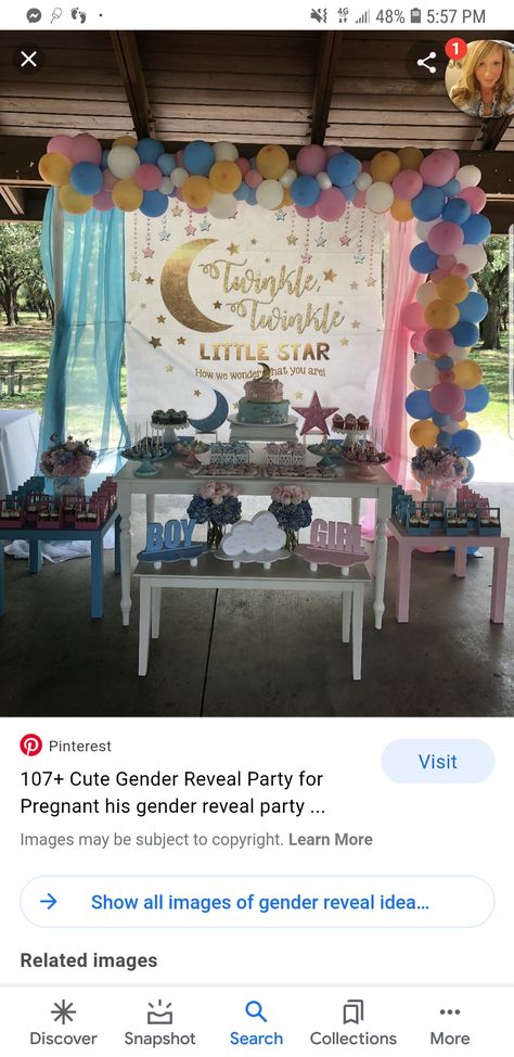 Space Themed Gender Reveal, Themed Gender Reveal, Star Baby Showers, Reveal Ideas, Reveal Parties, Gender Reveal Party, Gender Reveal, Twinkle Twinkle, Baby Stuff