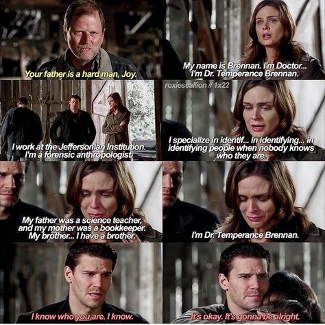 1.22 Bones Season 1, Bones Series, Bones Quotes, Bones Tv Series, Booth And Bones, Booth And Brennan, Bones Tv Show, David Boreanaz, Hard Men