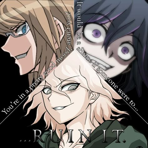 Danganronpa Antagonists, Byakuya Togami, Danganronpa Game, Danganronpa Funny, Danganronpa Memes, Trigger Happy Havoc, Nagito Komaeda, Danganronpa 3, Danganronpa V3