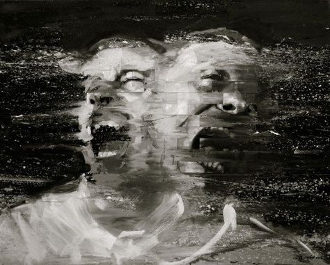 How to perform a Christian exorcism Iannis Xenakis, Conflict Art, Guy Denning, Inner Conflict, Psy Art, Uk Artist, Gcse Art, Facial Expressions, Student Art