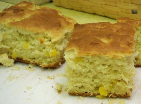 Masa Double Cornbread #cornbread #masa #justapinchrecipes Maseca Cornbread, Maseca Recipes, Masa Recipes, Chicken And Biscuits, Cornbread Recipe, Frozen Puff Pastry, Chicken Slow Cooker Recipes, Corn Bread Recipe, Love Eat