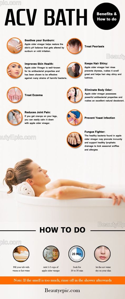 Benefits of an Apple Cider Vinegar Bath Acv Bath, Vinegar Bath, Apple Cider Vinegar Bath, Apple Cider Vinegar Remedies, Apple Cider Vinegar Rinse, Bath Benefits, Apple Cider Benefits, Coconut Health Benefits, Benefits Of Coconut Oil