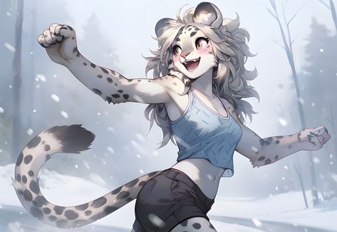 Snow Leapord Oc, Snow Leopard Hybrid Oc, Snow Leopard Fursona, Cheetah Fursona, Anthro Snow Leopard, Leopard Fursona, Snow Leopard Oc, Anthro Leopard, Anthropomorphic Ideas