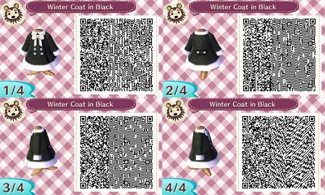 Dress Qr Code, Acnl Paths, Acnl Qr Codes, Motif Acnl, Code Clothes, Animal Crossing 3ds, Animal Crossing New Leaf, Ac New Leaf, Animal Crossing Qr Codes Clothes