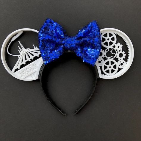 These 3D-Printed Mickey Ears Are So Enchanting, We Need a Pair of Each ASAP Disney Mickey Ears, Enchanted Rose, Custom Bows, Space Mountain, Minnie Mouse Ears, Fire Dragon, Disney Ears, Custom Bridal, Minnie Ears