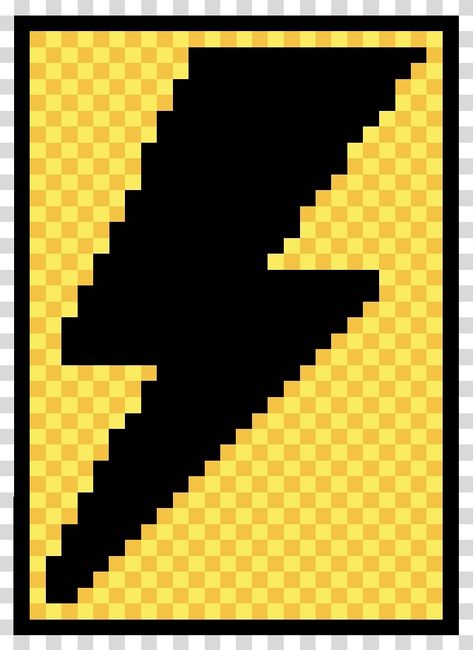 pixel pattern alpha pattern crochet pattern lightning bolt tapestry crochet pixel art yellow black Lightning Crochet Pattern, Crochet Lightning Bolt Pattern, Pixel Art Lightning, Alpha Pattern Crochet, Crochet Pixel Art, Black Pixel, Afghan Squares, Crochet Graphs, Graph Crochet