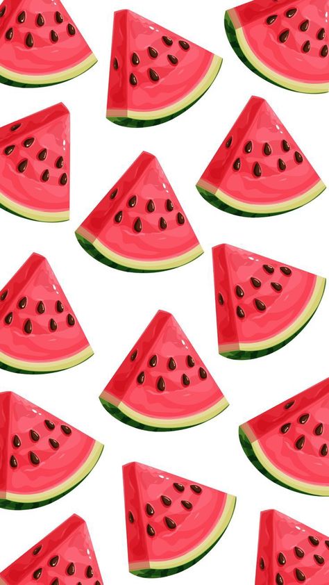 Watermelon Illustration, Watermelon Wallpaper, Butterfly Cake Topper, Cute Watermelon, Pajama Pattern, Minimal Wallpaper, Watermelon Print, Butterfly Cakes, Art Deco Pattern