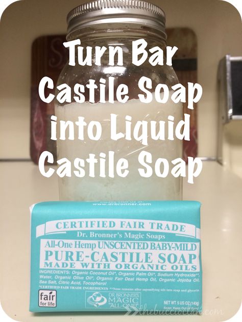 Dr Bronners Soap, Castile Soap Uses, Castile Soap Recipes, Diy Cleaner, Neat Crafts, Natural Cleaner, Craft Boutique, Castille Soap, Dr Bronners