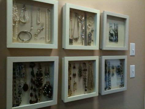 Shadow Box Jewelry, Cabinet Pull Out Shelves, Michaels Crafts, Sliding Drawers, Organization Jewelry, Michaels Craft, Pull Out Shelves, Personal Jewelry, Custom Cabinet