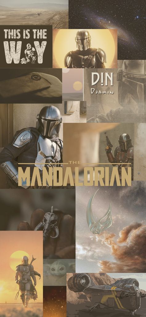 Mandalorian Collage Wallpaper, The Mandalorian Wallpaper Aesthetic, Mandalorian Wallpaper Aesthetic, Mandalorian Aesthetic Wallpaper, Star Wars Mandalorian Wallpaper, Star Wars Collage Wallpaper, Mandalorian Collage, Mando Wallpaper, Star Wars Lockscreen Aesthetic