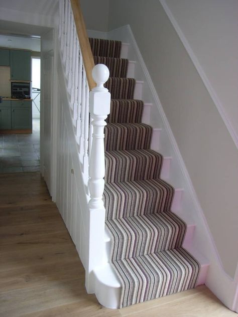 hall and stairs after decoration Hall Stairs And Landing Decor, Stairs And Landing Decor, Hall And Stairs, Landing Decor, Carpet Staircase, Hallway Colours, Stair Gallery, Hallway Inspiration, Hallway Designs