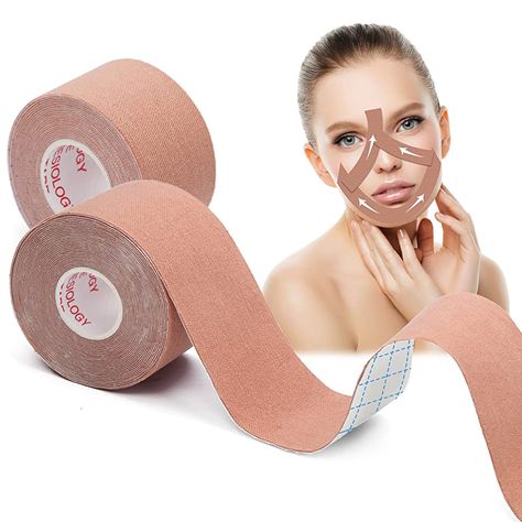 Forehead Lines, Face Lift Tape, Tape Face, Frown Lines, Neck Wrinkles, Facial Wrinkles, Nasolabial Folds, Neck Lift, Forehead Wrinkles