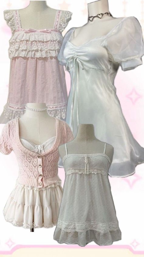 Vintage Cottagecore Outfits, Himekaji Outfits, Minimalistic Outfits, Cottagecore Outfits, Clothes Outfits, Really Cute Outfits, Girly Outfits, Dream Clothes, Kawaii Fashion