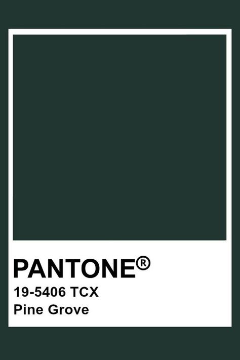 Pine Grove Paint, Pantone Colour Palettes Green, Forest Green Pantone, Pine Green Aesthetic, Dark Green Pantone, Pantone Green Shades, Pine Grove Green, Pantone Azul, Green Pantone