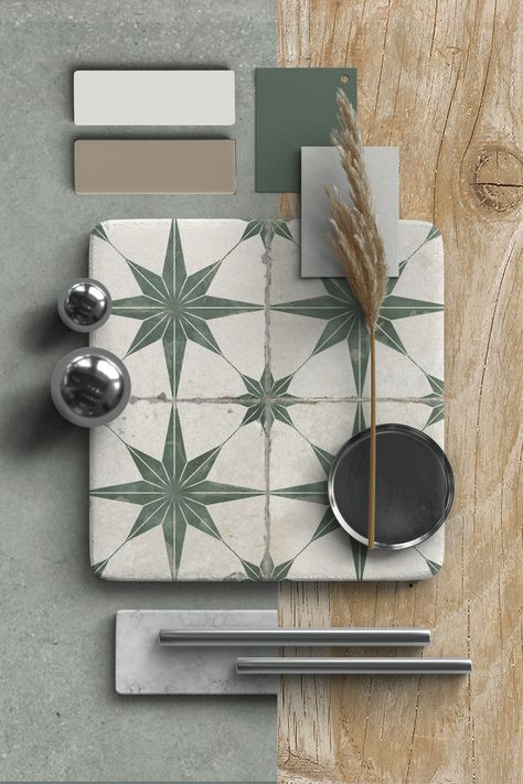 Be inspired by this stunning combination of Fired star tiles, warm wood, and neutral tones. The Fired Star Ceramic Tiles are perfect for introducing a vintage or industrial touch of style to any room of the home. #EasyBathrooms #MoodBoardMonday #MoodBoard #BathroomInspo #Tiles #BathroomDesign #HomeInspo #InteriorDesign #InteriorInspo #KitchenInspo #KitchenTiles Bathroom Tile Mood Board, Simple Dress For Girl, Easy Tile, Calming Interiors, Star Tile, Mood Board Interior, Bathroom Transformation, Tile Projects, Simple Bathroom