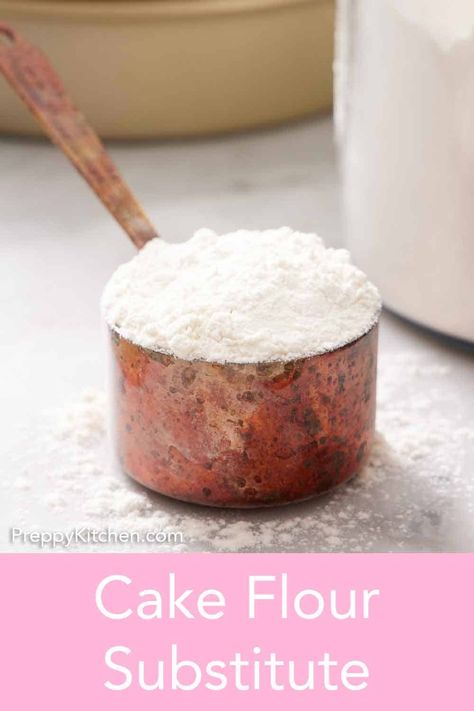 Diy Cake Flour How To Make, Substitute For Cake Flour, What Is Cake Flour, Cake Flour Recipe, Rocky Road Cake, Cake Flour Substitute, Bake Something, Flour Substitute, Flour Alternatives