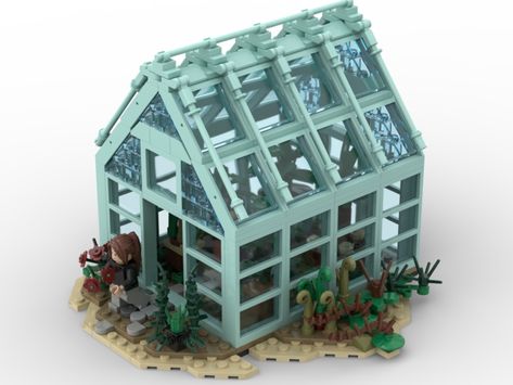 Living Room With Piano, Corner Building, Floor Living Room, Lego Modular, Floor Kitchen, Greenhouse Plants, Study Bedroom, Studio Gallery, Lego Harry Potter