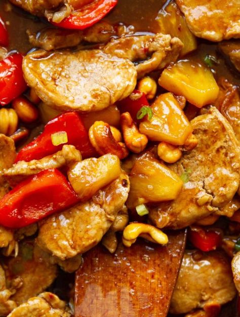 Pineapple Pork Stir Fry, Pork And Pineapple Stir Fry, Pork And Pineapple Recipes, Pineapple Stir Fry, Pork And Pineapple, Vietnamese Meatballs, Breakfast Cups Recipe, Pineapple Pork Chops, Pork Stir Fry Recipes