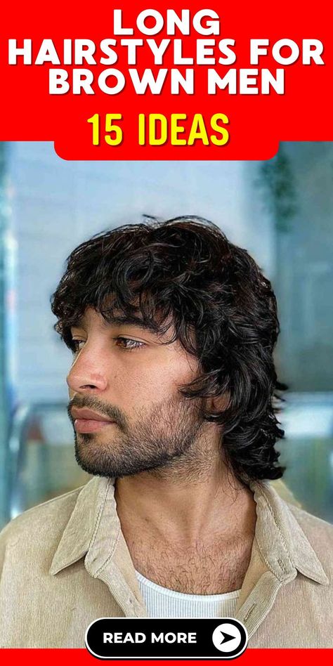 Long hairstyles for brown men offer a range of styling options, from wavy locks to straight hairdos. The versatility of these hairstyles allows men to explore different looks and find the style that suits their skin tone and personal taste. Brown Men Hairstyles, Aesthetic Long Hairstyles, Straight Hairdos, Dark Waves, Dusky Skin, Light Curls, Explore Aesthetic, Brown Curls, Warm Skin Tone