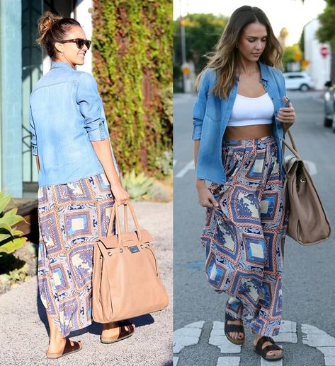 Jessica Alba wearing brown "Arizona - Birko-Flor" by Birkenstock Brown Birkenstock Outfit Summer, Brown Birkenstock Outfit, Birkenstock Outfit Summer, Brown Birkenstock, Birkenstock Styles, Funky Sunglasses, Birkenstock Outfit, Jessica Alba Style, Birkenstock Style