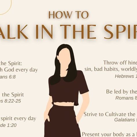 Mary | Faith & Encouragement🤍 on Instagram: "How can I walk in the Spirit?🕊 Paul writes in Galatians 5:16, “I say then: Walk in the Spirit, and you shall not fulfill the lust of the flesh.” When you walk in the Spirit you think and act differently than other people in the various situations of life. To walk in the Spirit you first need to receive the Spirit. The Spirit we are talking about here is the Holy Spirit. He gives us power to bear the greatest burdens and adversity. He is also a gu How To Walk In The Spirit, Walking In The Spirit, Galatians 5 16, Spirit Of God, Walk In The Spirit, Prayer Journals, Then Sings My Soul, Joy And Peace, Faith Encouragement