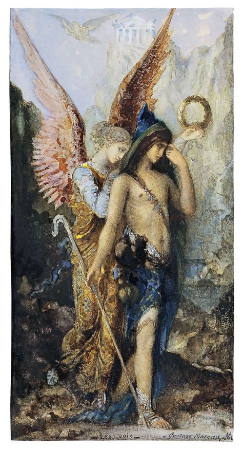 Gustave Moreau, Night Landscape, Gold Leaf Painting, Magical Art, Fantasy Paintings, Beautiful Castles, Vintage Artwork, Gustav Klimt, Museum Of Modern Art