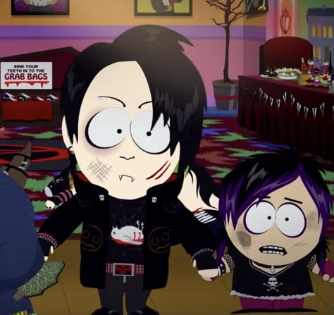 South Park Mike Makowski, Vampir Makowski, Mike Makowski, South Park Game, Goth Kids, Park Games, South Park Memes, South Park Fanart, Puella Magi