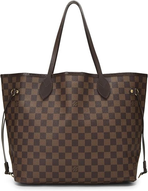 Amazon.com: Louis Vuitton, Pre-Loved Damier Ebene Neverfull MM NM, Brown : Luxury Stores Damier Ebene Neverfull, Bag Boutique, Brown Luxury, Designer Shoe, Chic Sneakers, Elegant Heels, Neverfull Mm, Luxury Bag, Lifestyle Trends