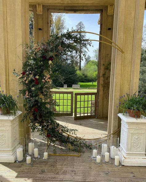 TO THE MOON AND BACK 🌙 Floral covered structures are one of our favourites for adding impact and a personal touch. How incredible is this stunning crescent moon installation created by our very talented stylist, Holly from @ambiencebathandbristol! She’s had soooo much love for this one! ❤️ . . . . #weddingideas #weddinginspo #floraldesign #weddingbackdrop #weddingceremony #weddingaisle #stylishwedding #weddingtrends #weddingdecor #weddingdecorideas #wedding2024 #wedding#2025 #weddingflorist ... Crescent Wedding Arch, Crescent Moon Arch Wedding, Moon Gate Wedding Arch, Moon Gate Wedding Arch Flowers, Crescent Moon Floral Arch, Floral Mechanics, Metal Arch, Moon Wedding, Moon Flower