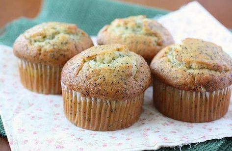 Almond poppy seed muffins – SheKnows Almond Poppy Seed Muffins, Almond Poppyseed, Lemon Chia Seed Muffins, Almond Poppyseed Muffins, Poppy Seed Muffin Recipe, Quick Muffins, Poppyseed Muffins, Seed Muffins, Poppy Seed Muffins