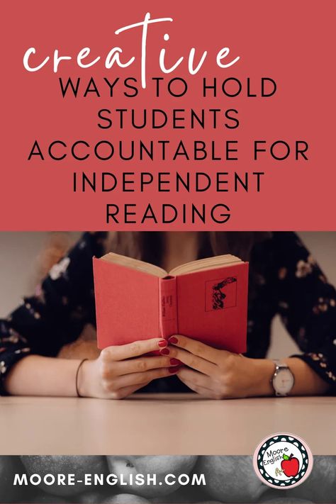 Independent Reading Accountability, Reading Accountability, Silent Reading, Reading Task Cards, Reading Stations, 6th Grade Reading, Tech Ideas, Secondary English, Love Of Reading