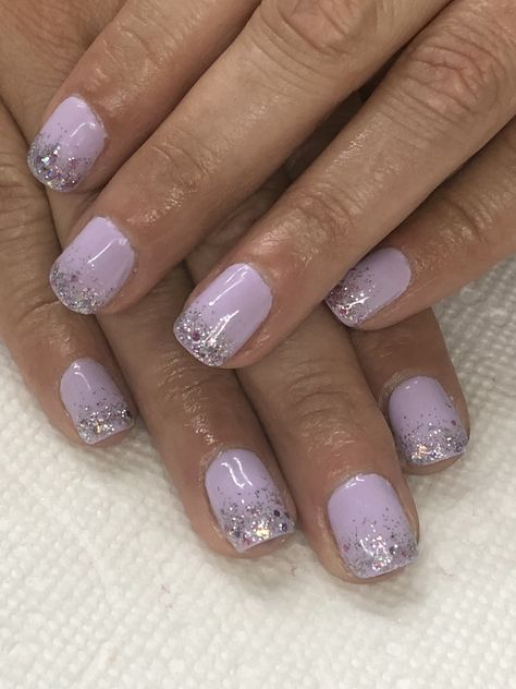 Pastel Glitter Nails, Nail Ideas Red, Nails Inspiration Black, Glitter Gel Nail Designs, Nail 2022, Nail Christmas, Ombré Glitter, Purple Ombre Nails, Purple Glitter Nails