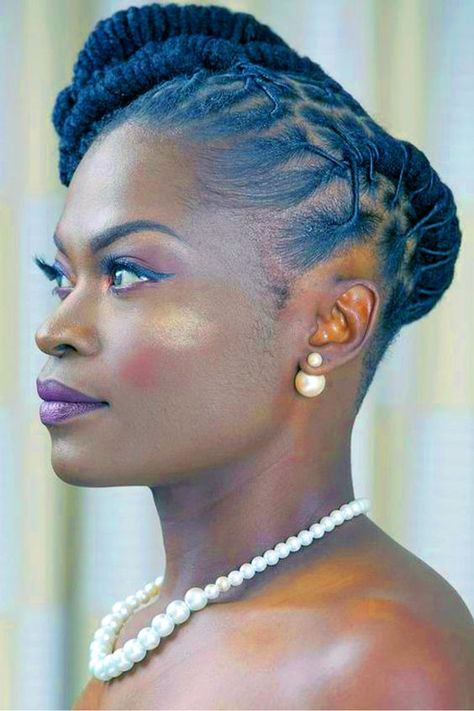 Loc Styles for Women: 31 Ideas that’ll Transform Your Dreadlocks Dreads Up Do Black Women, Draid Locks Hairstyles For Women, Black Women Dreadlocks Hairstyles, Latest Dreadlocks Styles, Female Dreadlocks Styles, Lock Styles, Dreads Styles For Women, Dreadlocks Hairstyles, Elegance Hair