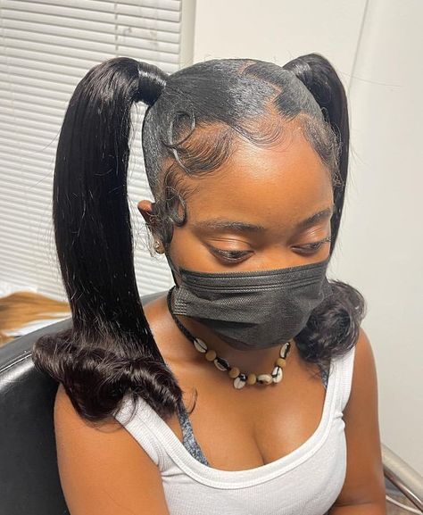 Effortless Sophistication: Hairstyles for Medium Hair | Elevate Your Everyday Look High Ponytail Hairstyle, High Ponytail Hairstyles, Hairstyles Prom, Ponytail Hairstyle, Big Box Braids Hairstyles, Pigtail Hairstyles, Hair Twist Styles, Hairstyle Tutorial, High Ponytail