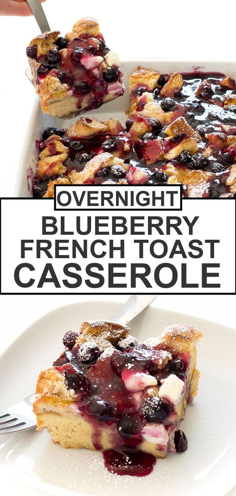 Blueberry Cream Cheese Overnight French Toast, Christmas Breakfast French Toast Bake, Christmas Breakfast Ideas French Toast, Overnight Blueberry Cream Cheese French Toast Bake, Blueberry Cream Cheese Breakfast Bake, Christmas Overnight French Toast Bake, Overnight French Toast With Cream Cheese, Over Night French Toast Recipe, Baked Blueberry French Toast