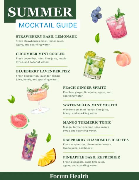 Summer Mocktail Recipe Guide: Seasonal Fruits, Herbs, and Adaptogens Nourishing Mocktails, Adaptogen Mocktail Recipe, Herb Infused Mocktails, Herbal Mocktail Recipes, Adaptogenic Drinks, Summer Mocktail Recipe, Summer Mocktail Recipes, Summer Mocktail, Summer Mocktails