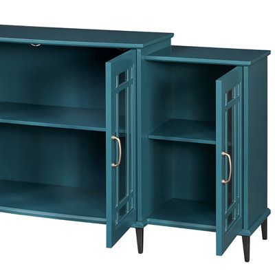 Corner media cabinet