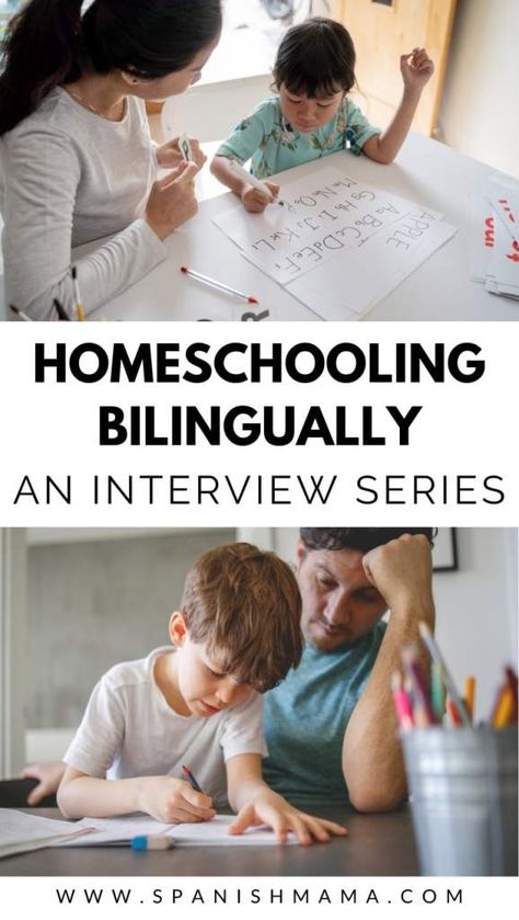 Bilingual Homeschooling: 5 Spanglish Families Share | Spanish Mama Bilingual Homeschooling, Spanish Curriculum, Spanish And English, Spanish Books, Spanish English, English Learning, First Language, How To Speak Spanish, In Spanish